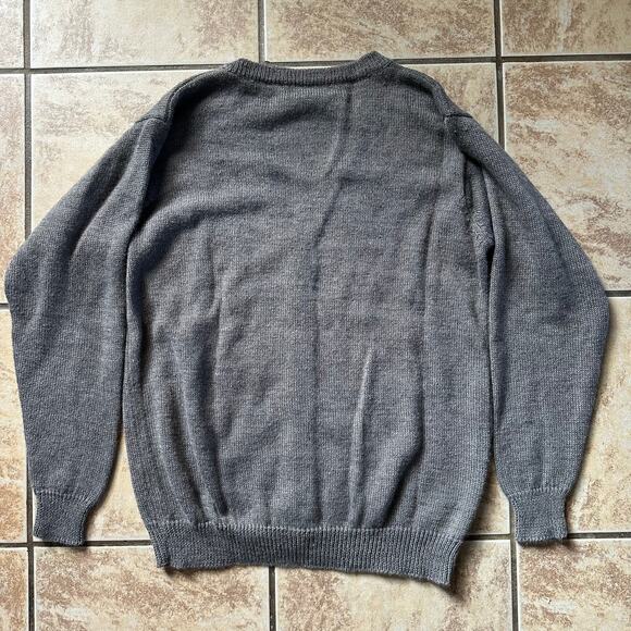 Coquette Girl Floral Embroidered Wool Blend Cardigan Gray Size Medium Petite - Picture 6 of 6